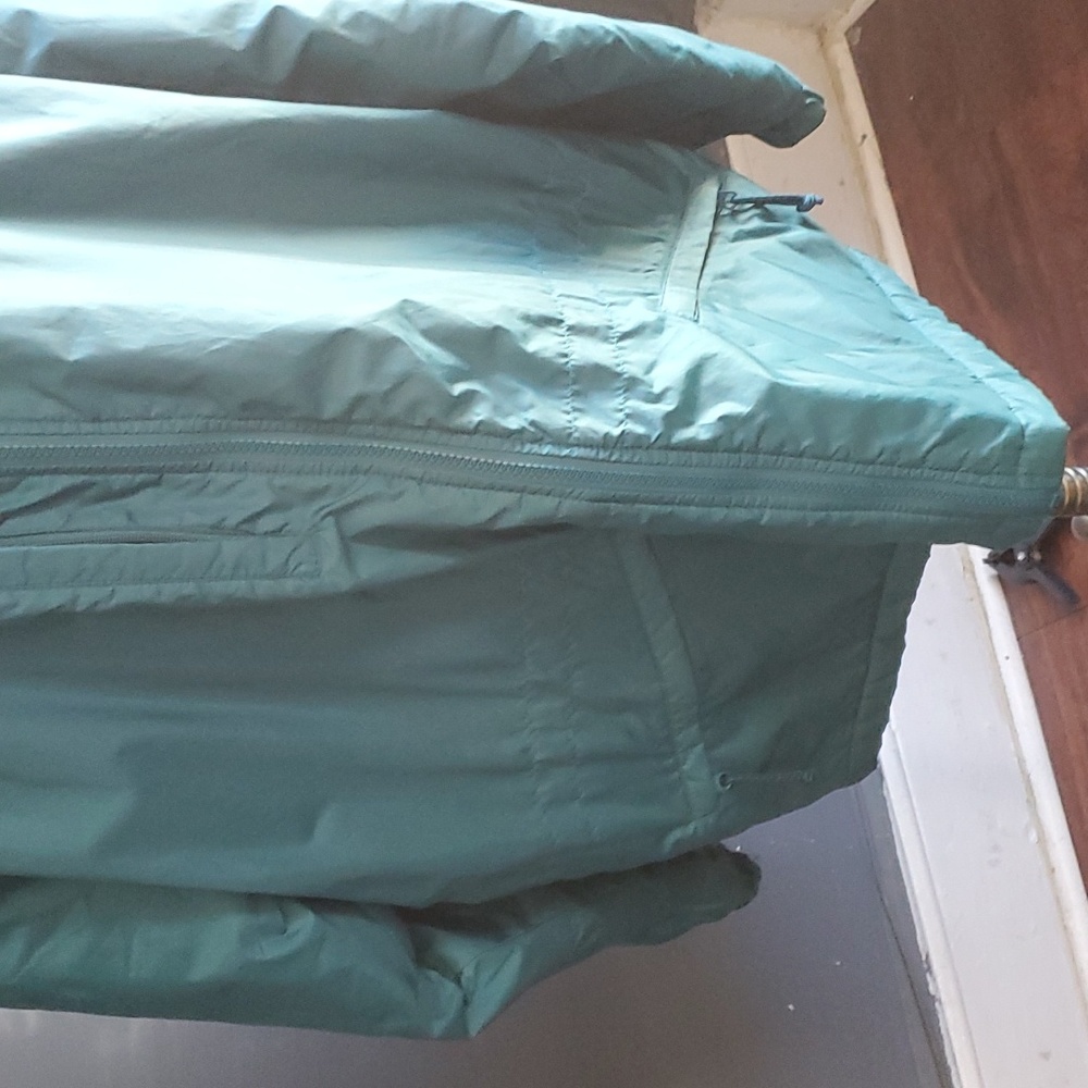 Columbia unisex Green full zip rain jacket size XL oversize - Picture 4 of 14